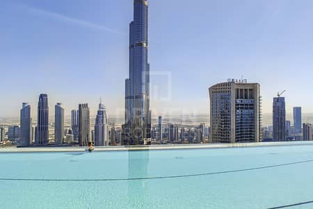 فلیٹ 1 غرفة نوم للبيع في وسط مدينة دبي، دبي - Beautiful 1Bed | Burj Khalifa & Sea View