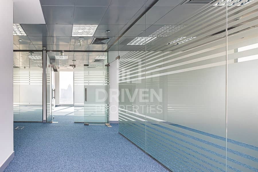 10 Prime Location and Partly Furnished Office