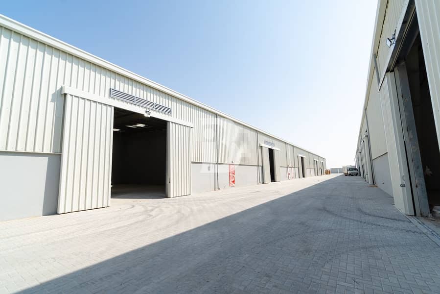 Incl Tax| Brand New Warehouses | AED 22 PERSQFT