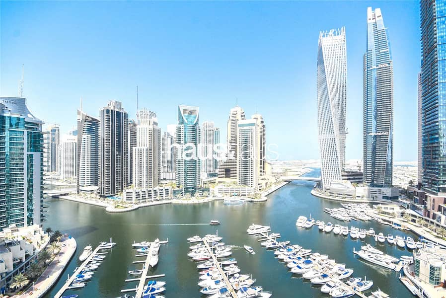 位于迪拜码头，迪拜滨海大厦（怡玛6号大厦），阿尔安巴尔大厦 5 卧室的顶楼公寓 13000000 AED - 5340373