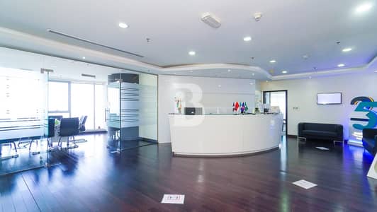 Office for Rent in Business Bay, Dubai - Large fitted office | Stable and Canal view
