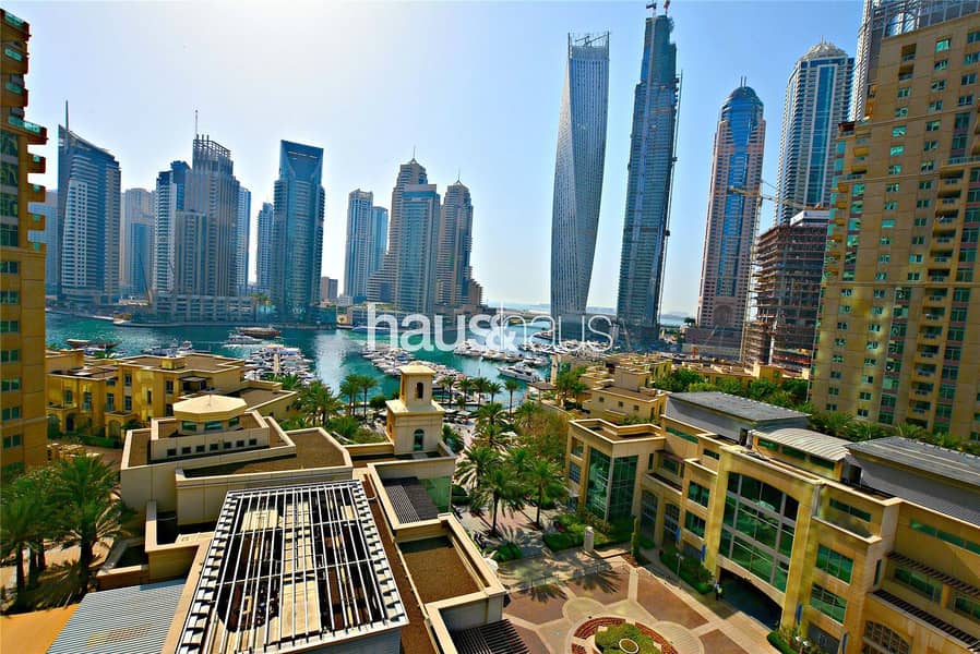 Large 2 Bed + Study | Full Marina Views