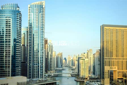 1 Bedroom Apartment for Sale in Dubai Marina, Dubai - Vacant | Full Marina view | Ready furnished
