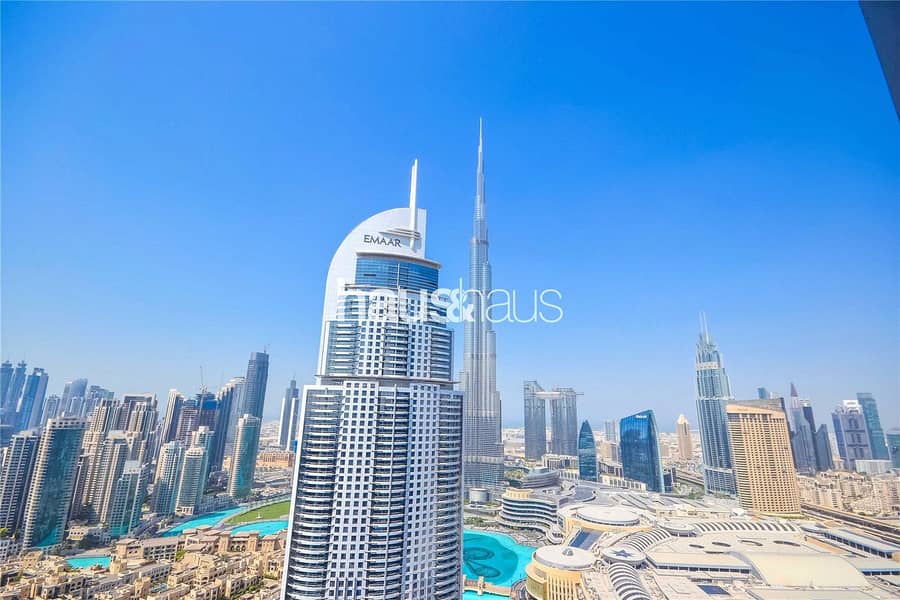 Stunning Burj Khalifa View | High Floor | Spacious