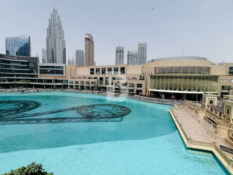 15 Fountain & Burj Khalifa view | 1BR  2 balconies