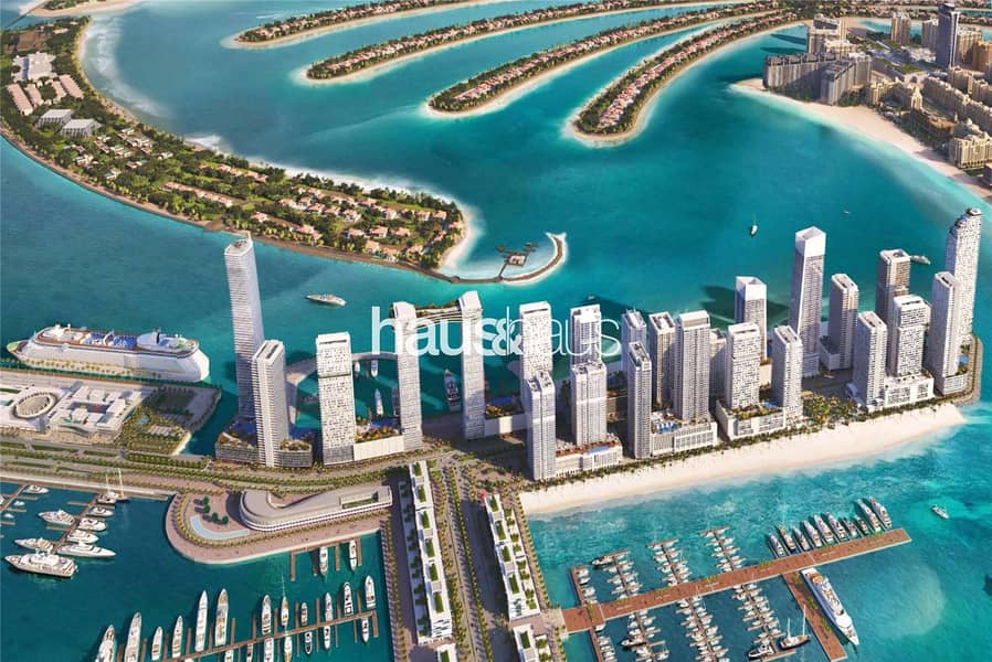 3 Full Marina and Dubai Harbour view | Front of park