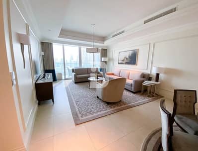 2 Bedroom Hotel Apartment for Sale in Downtown Dubai, Dubai - Spacious | High Floor with Burj Khalifa View