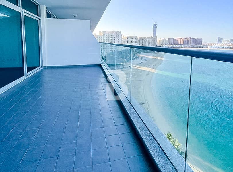 SEA VIEW WITH BIG TERRACE LAVISH 1BED