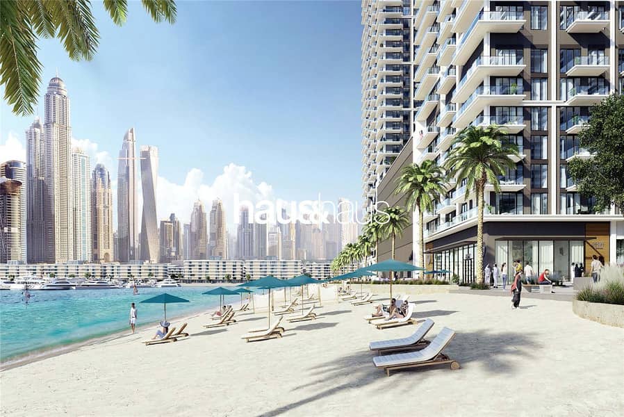 Full beach and Marina Skyline view | Payment plan|