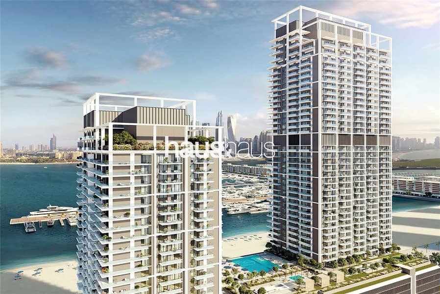 2 Full beach and Marina Skyline view | Payment plan|