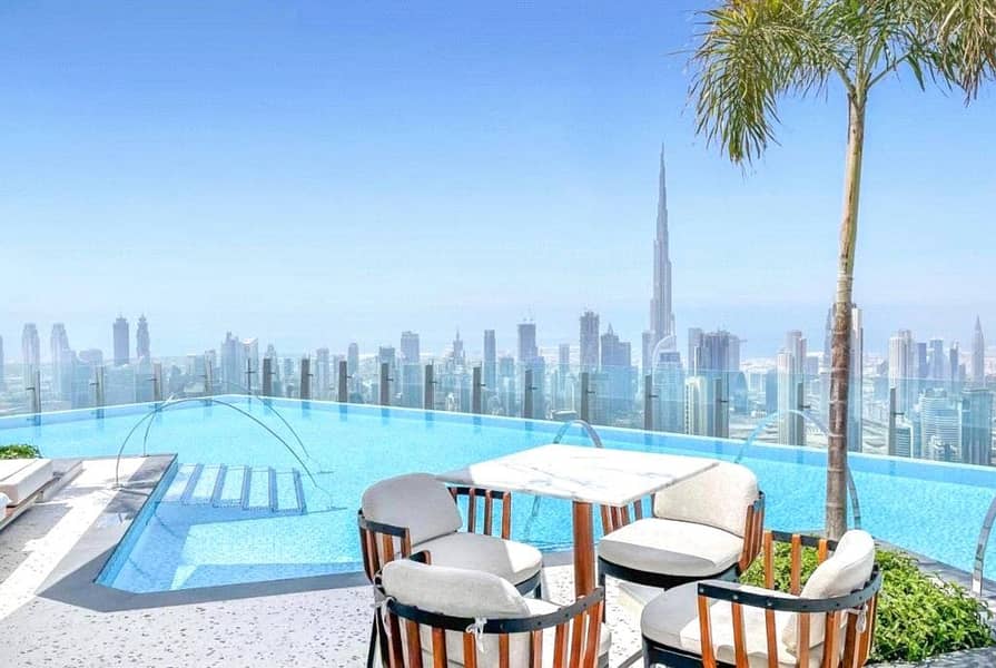 10 Burj Khalifa view | Fully furnished| Great ROI