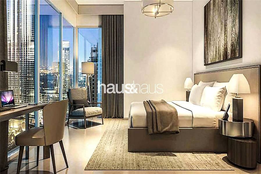 15 Burj Khalfia View | Duplex | Private Garden