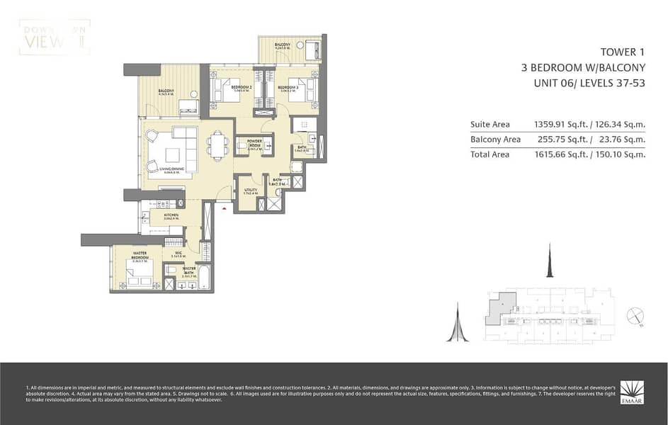 11 Off Plan Resale Deal | 3 Bed | Burj Khalifa View