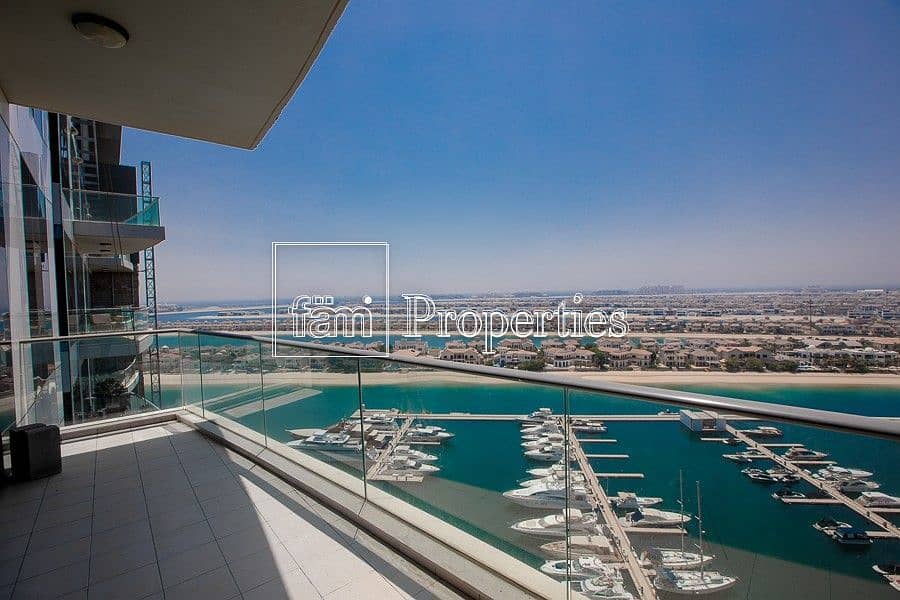 Sea View 2BR  | High Floor | Great location