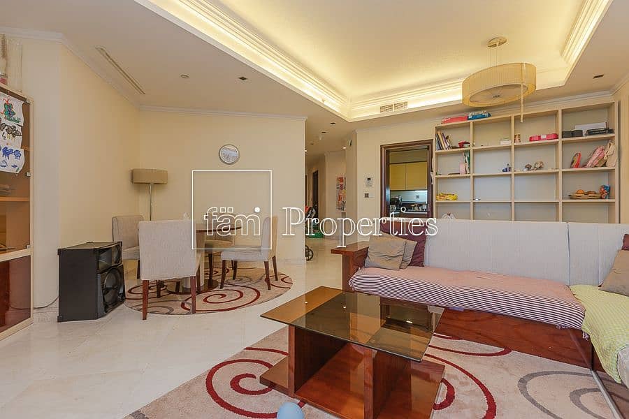 5 2BR+Maid | Furnished | Private Beach