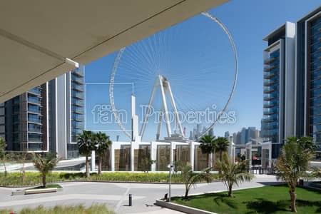 2 Bedroom Flat for Rent in Bluewaters Island, Dubai - 2 Bed Unfurnished| Garden and Ain dubai View