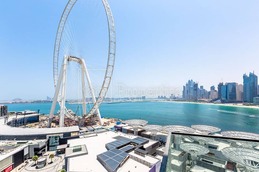 2 Panoramic JBR/AIn Dubai and Sea View|Unfurnished
