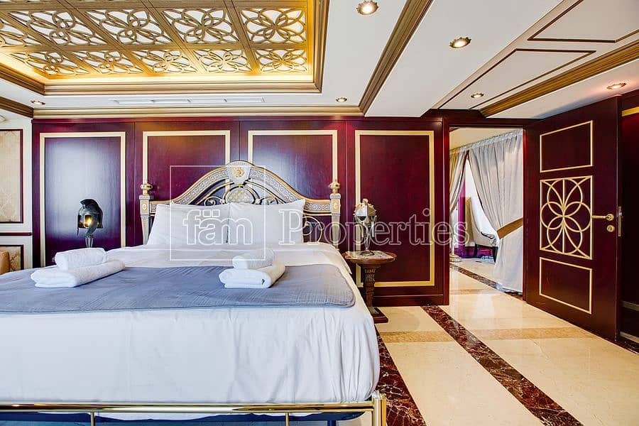Sea & Dubai Eye View | Fully upgraded 3 Beds Loft