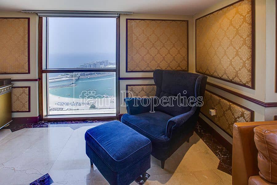 2 Sea & Dubai Eye View | Fully upgraded 3 Beds Loft
