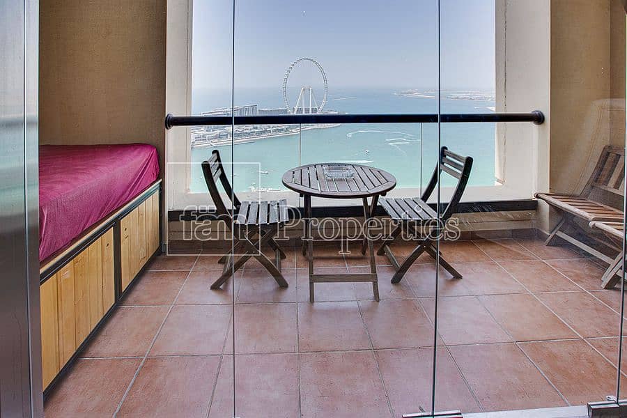 3 Sea & Dubai Eye View | Fully upgraded 3 Beds Loft