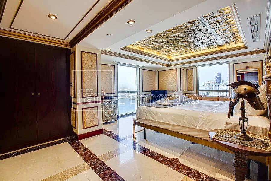 19 Sea & Dubai Eye View | Fully upgraded 3 Beds Loft