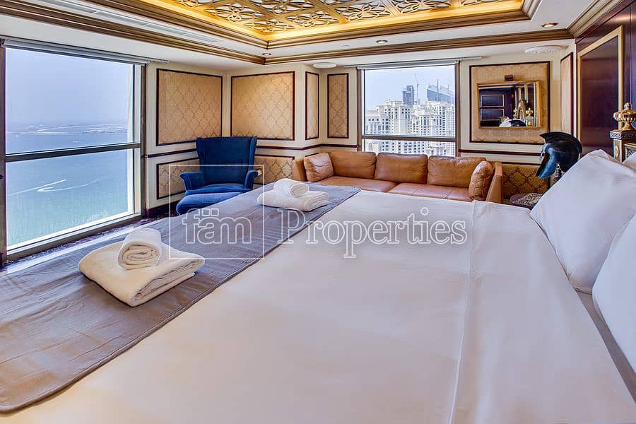 27 Sea & Dubai Eye View | Fully upgraded 3 Beds Loft