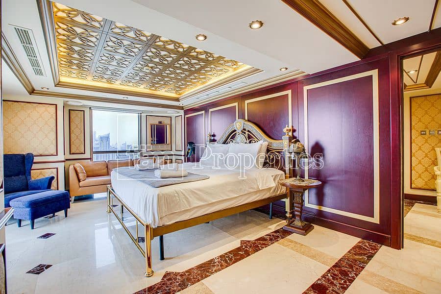33 Sea & Dubai Eye View | Fully upgraded 3 Beds Loft