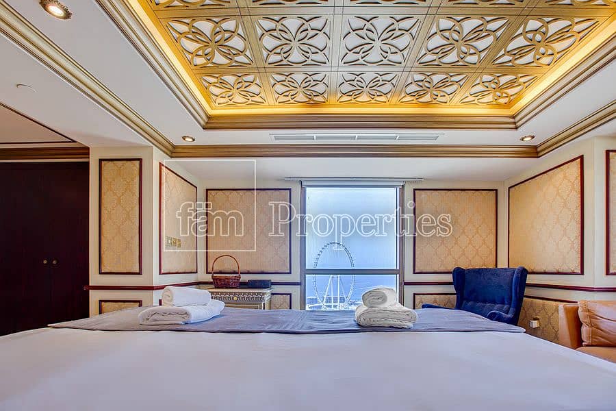 35 Sea & Dubai Eye View | Fully upgraded 3 Beds Loft