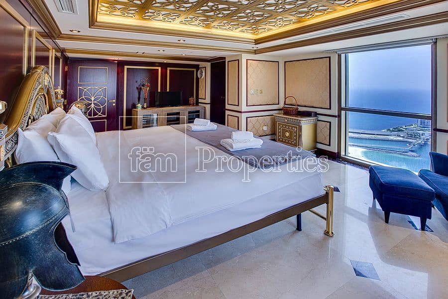39 Sea & Dubai Eye View | Fully upgraded 3 Beds Loft
