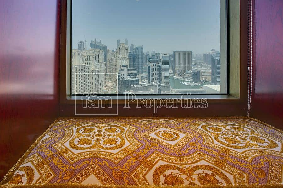 40 Sea & Dubai Eye View | Fully upgraded 3 Beds Loft