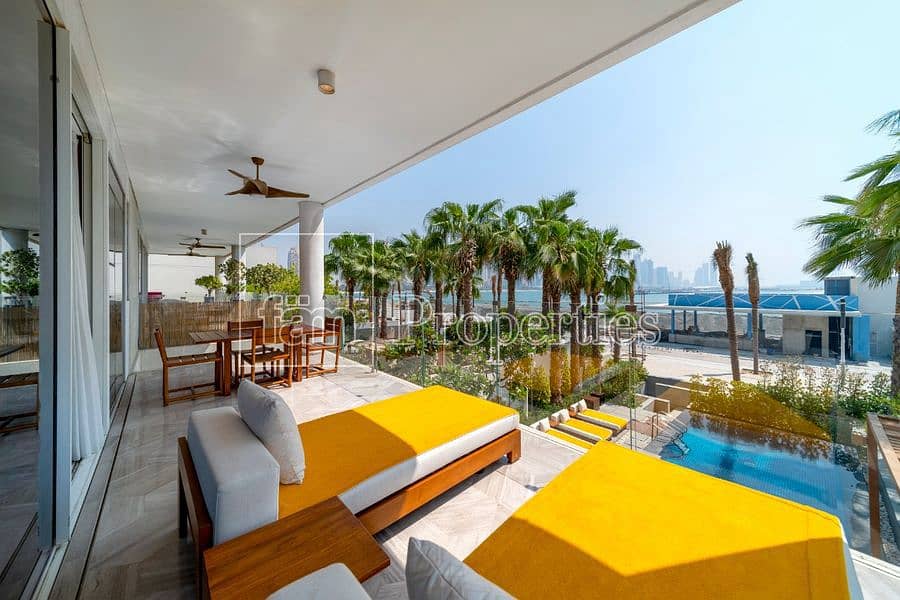 9 3 BR Villa | Beachfront | Private Pool & Terrace