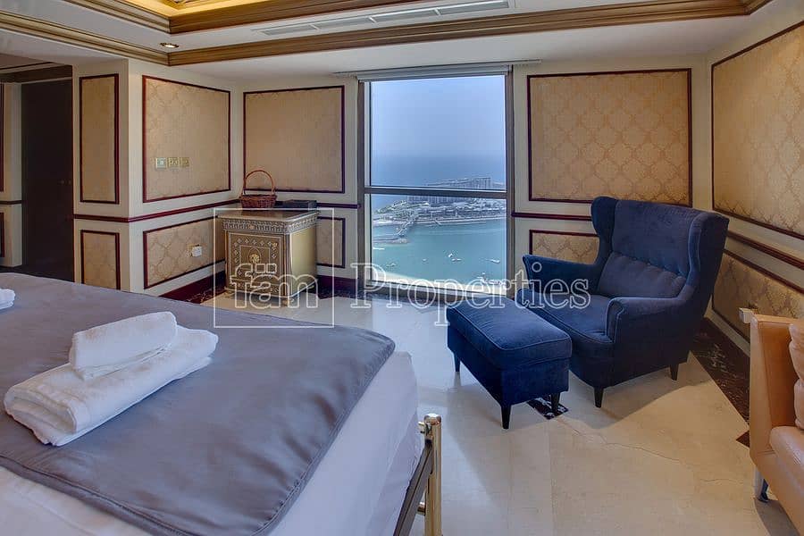 92 Sea & Dubai Eye View | Fully upgraded 3 Beds Loft