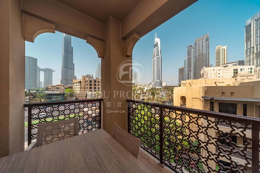 2 Full Burj Khalifa View|One of the Serene Community