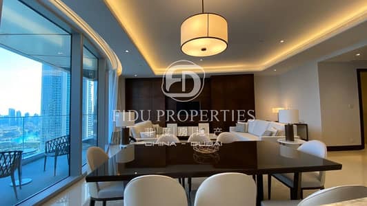 3 Bedroom Apartment for Rent in Downtown Dubai, Dubai - Brand New | Corner Unit | Full Buj Khalifa View