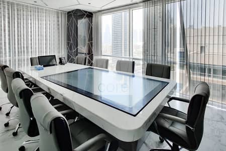 مکتب  للبيع في الخليج التجاري، دبي - Partitioned and Furnished Office | Mid Floor |