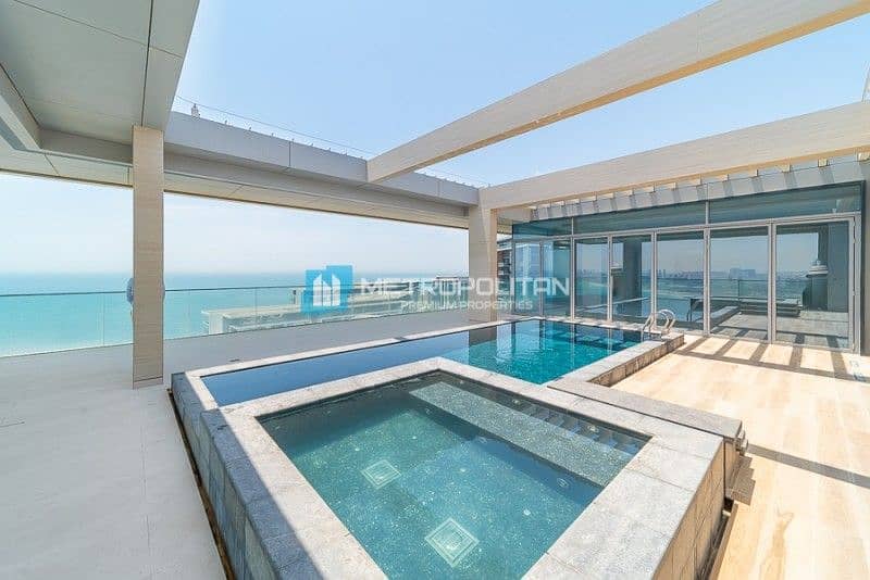 位于蓝水湾岛，蓝水公馆，6号公寓楼 5 卧室的顶楼公寓 35000000 AED - 5300585