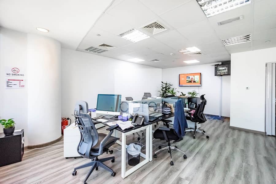 5 Fitted Office with Partitions | Mid Floor