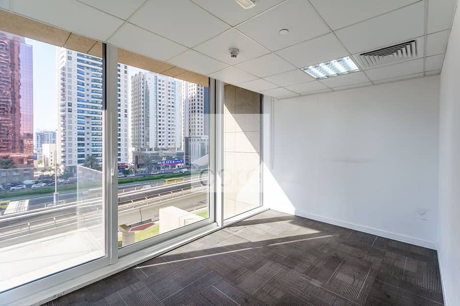 9 Well Fitted | Partitioned Office | Low Floor