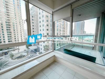 1 Bedroom Apartment for Rent in Dubai Marina, Dubai - Partial Marina View | Chiller Free | Bright Unit