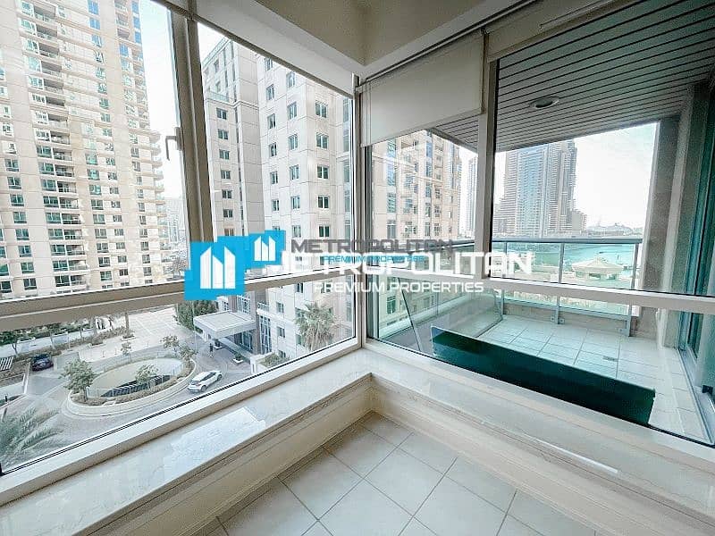 位于迪拜码头，迪拜滨海大厦（怡玛6号大厦），阿尔梅克大厦 1 卧室的公寓 125000 AED - 5487252