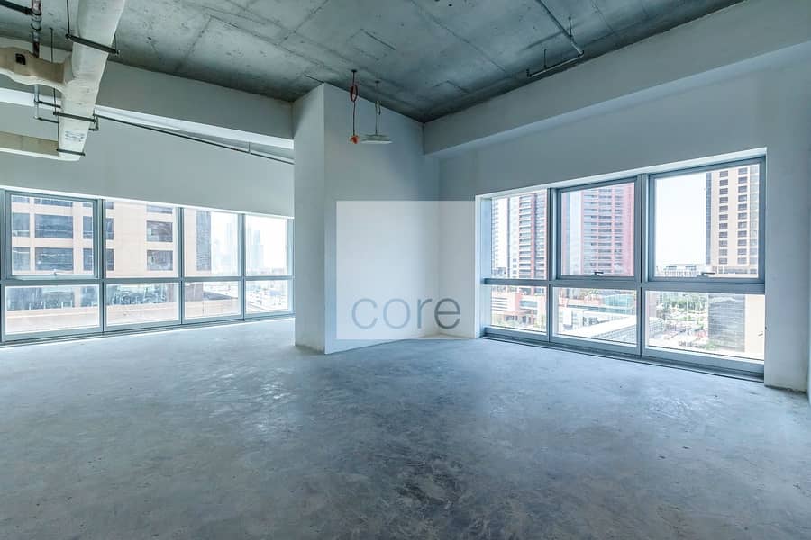 Grade A full Office Floor Shell and Core