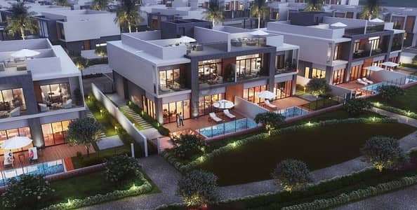 4 Bedroom Townhouse for Sale in Dubai South, Dubai - BEST PAYMENT PLAN | BEACHFRONT LIVING | 4 BEDS + MAID SEMI DETACHED