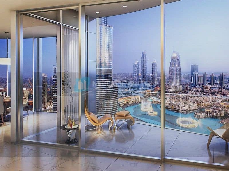 位于迪拜市中心，伊尔普利莫公寓 4 卧室的顶楼公寓 44800000 AED - 5529666