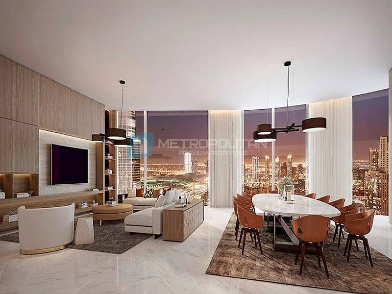 位于迪拜市中心，伊尔普利莫公寓 4 卧室的顶楼公寓 21500000 AED - 5148435