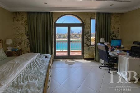 6 Bedroom Villa for Rent in Palm Jumeirah, Dubai - Furnished | Private Beach | Atrium Entry