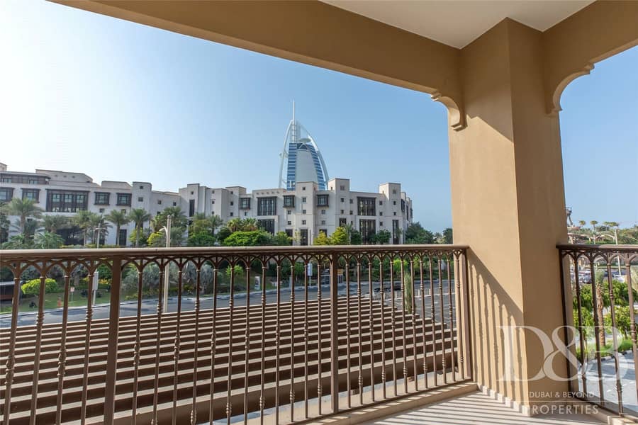 Burj Al Arab View | Big Terrace | Vacant Burj Al Arab View | Big Terrace | Vacant
