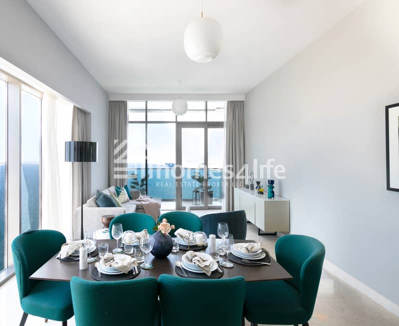 6 Stunning 3BR+Maids | Sea View | Ready 2 Months
