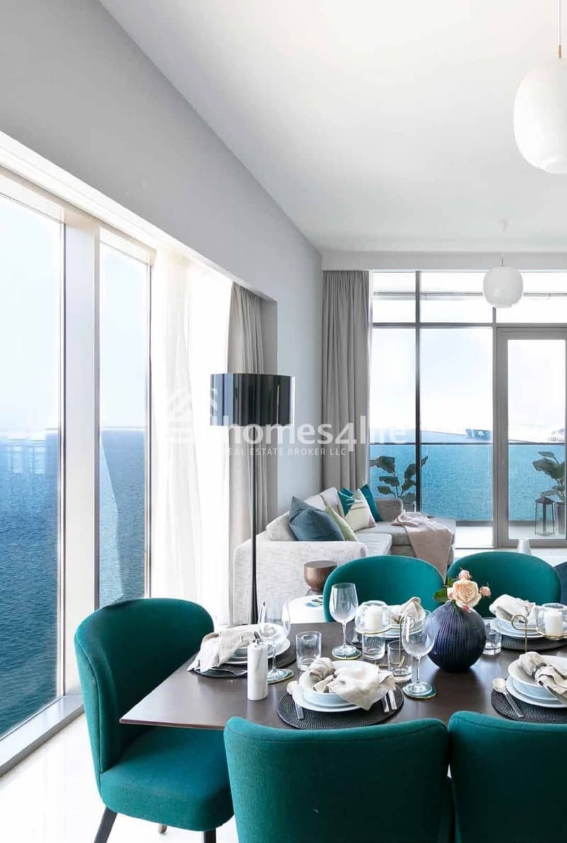 8 Stunning 3BR+Maids | Sea View | Ready 2 Months