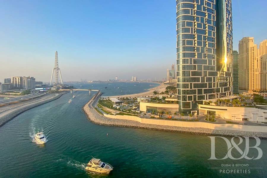 Dubai Eye and Marina View I Balcony I Genuine
