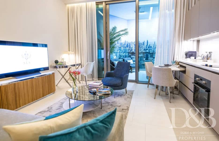 Квартира в Бизнес Бей，Отель и резиденции SLS Дубай, 1 спальня, 2489888 AED - 5448064